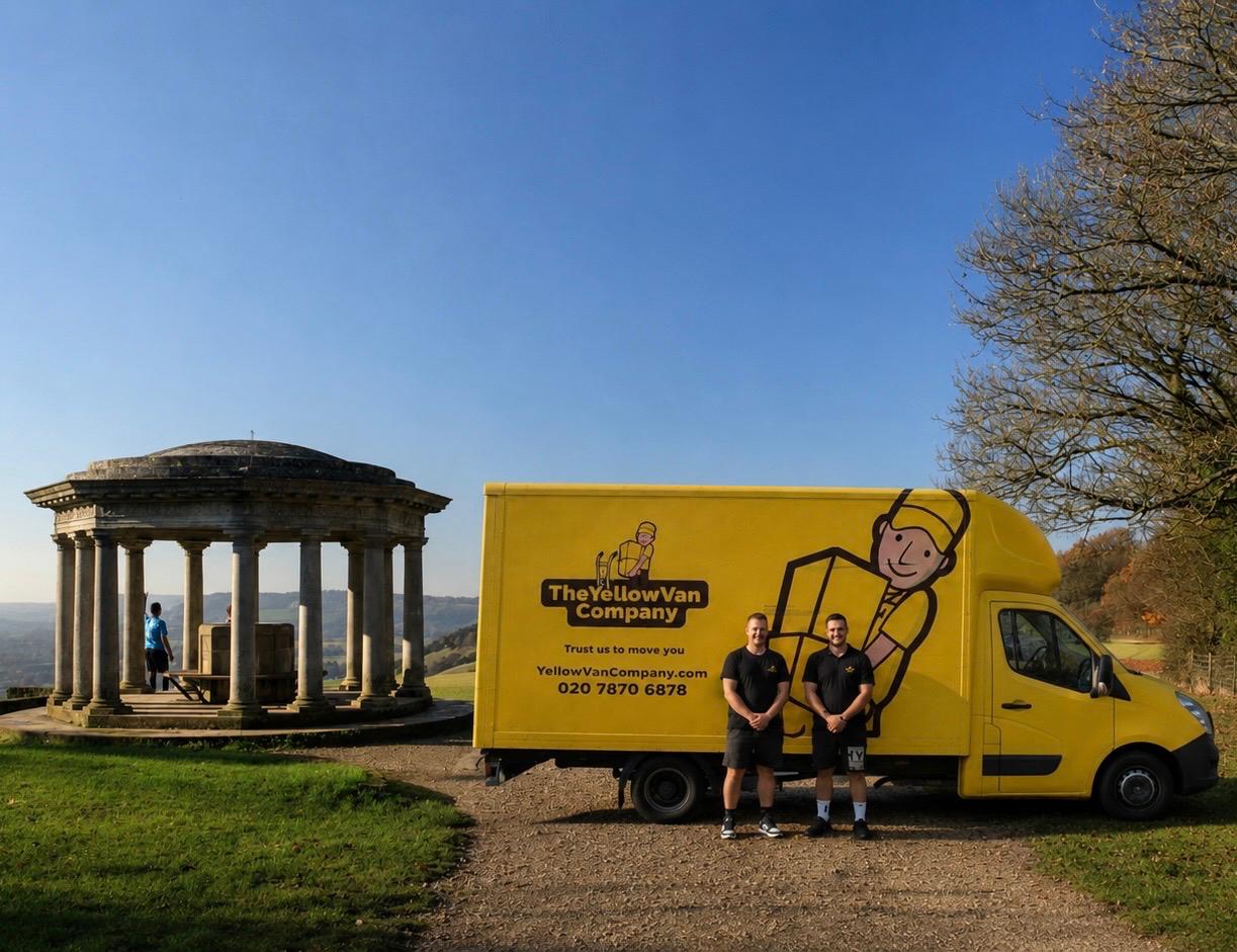 Yellow Van Company on a Reigate Hill removal job &mdash; family-run firm trusted across RH2, the North Downs and Surrey villages since 2011